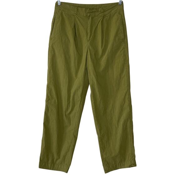 Free People Pants - Free People Green High Waisted Luca Barrel Pants Size 8